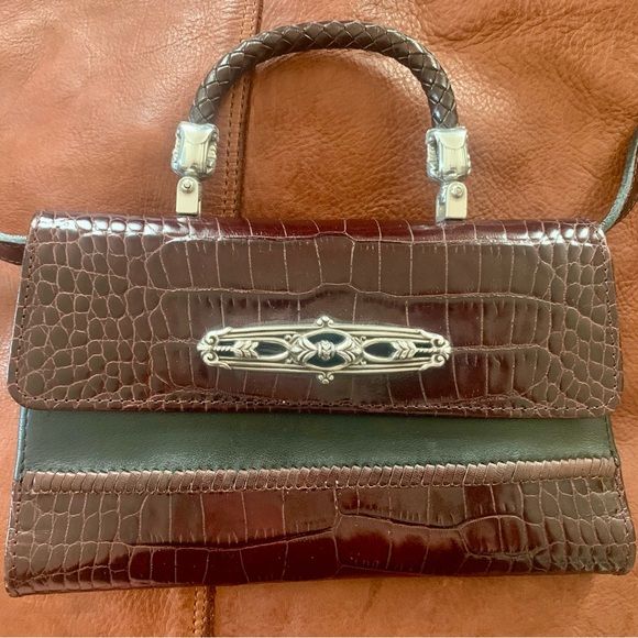 BRIGHTON Leather Wallet Crossbody Purse - Picture 3 of 8